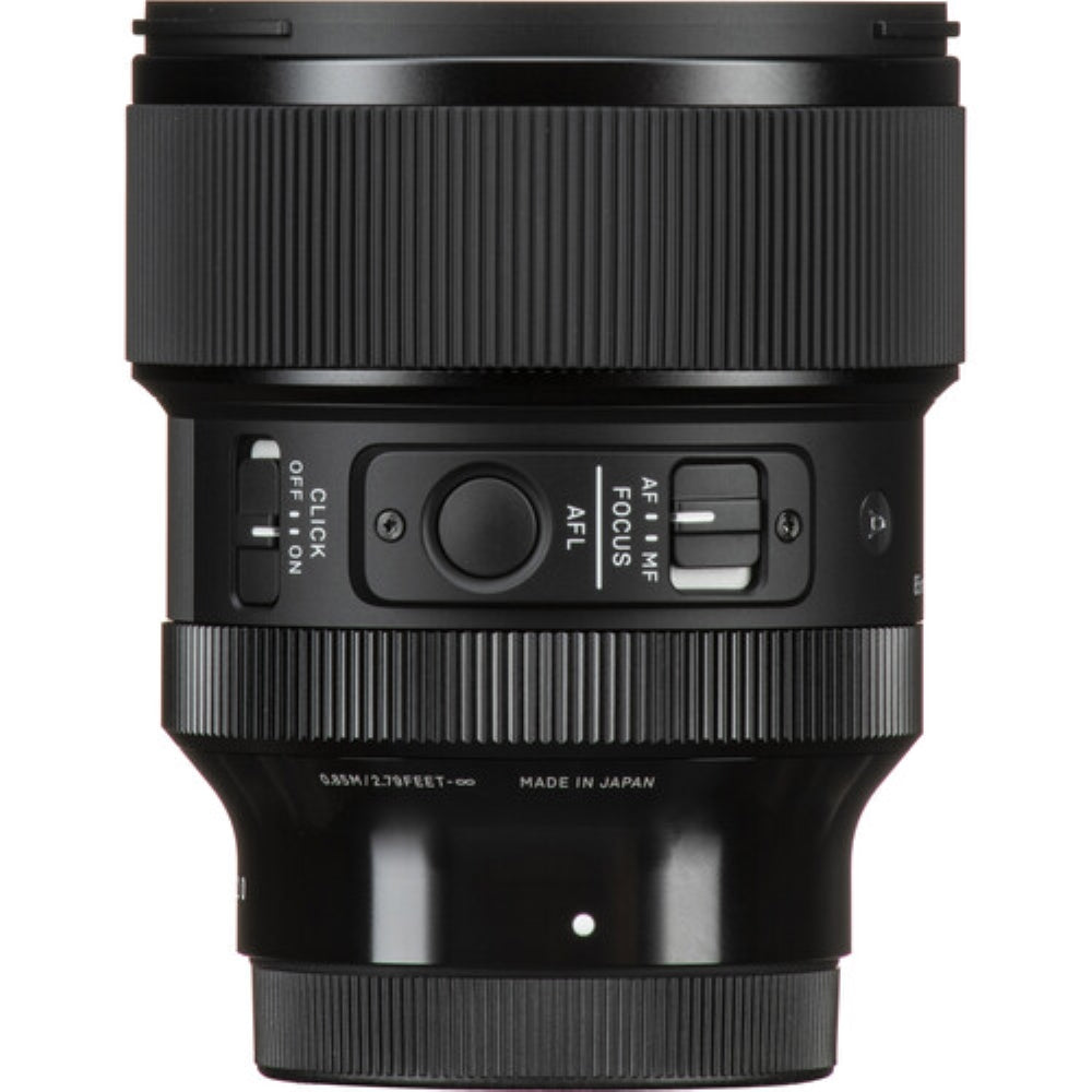 Sigma 85mm f/1.4 DG DN Art Lens Compatible with Sony E Mount (FULL FRAME) Bundle with 77mm Filter + Lens Cap Keeper + Deluxe Cleaning Kit + Cleaning Cloth (5 Items)