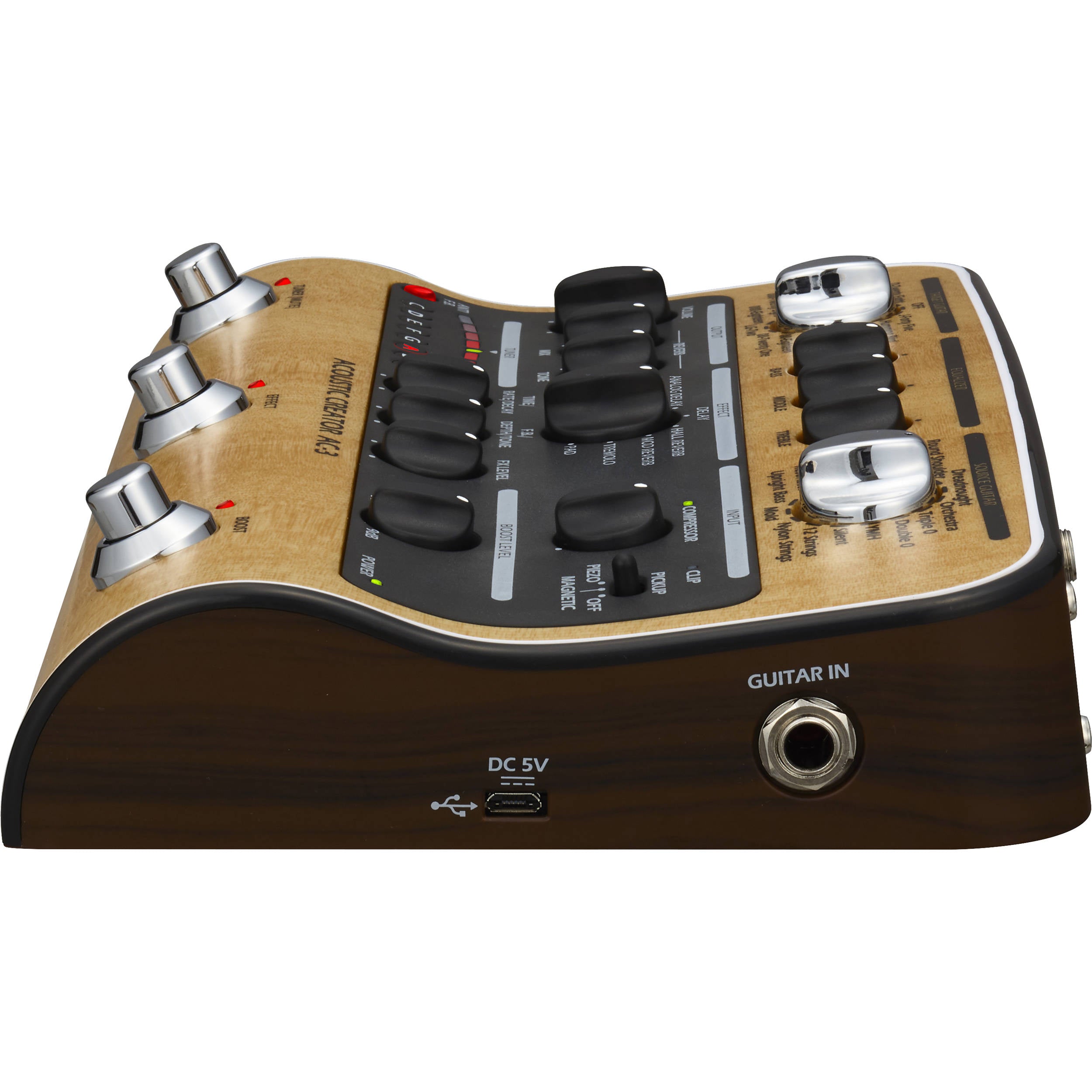 ギター ZOOM ACOUSTIC CREATOR AC-3 Amazon.com: Zoom AC-3 Acoustic Creator - Enhanced Direct Box