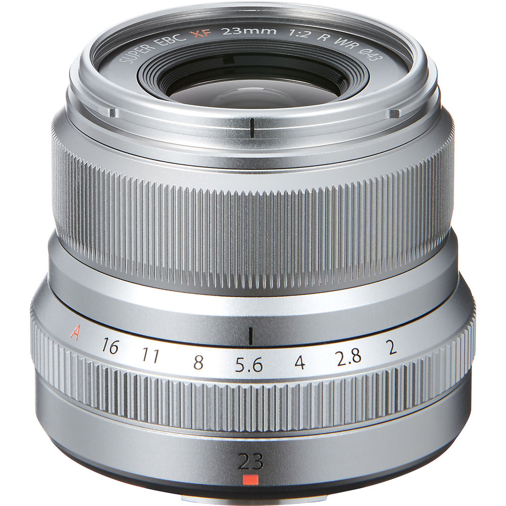 Fujifilm XF 23mm f/2 R WR Lens | Silver