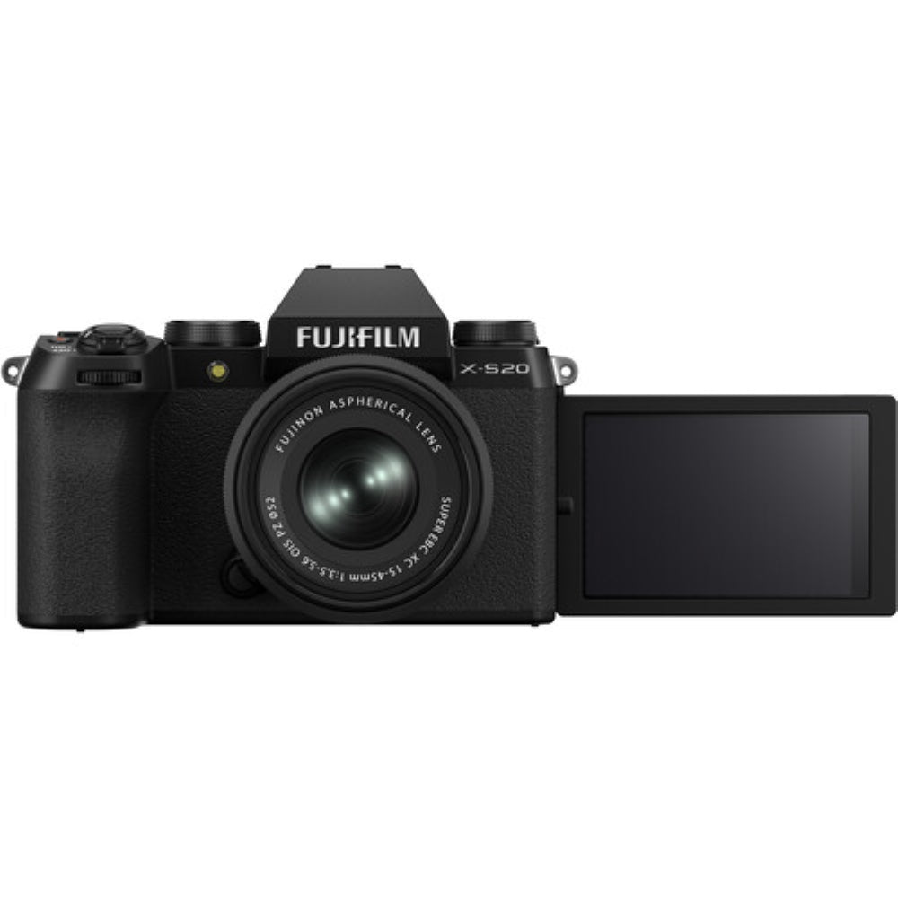 FUJIFILM X-S20 Mirrorless Camera with 15-45mm Lens | Black