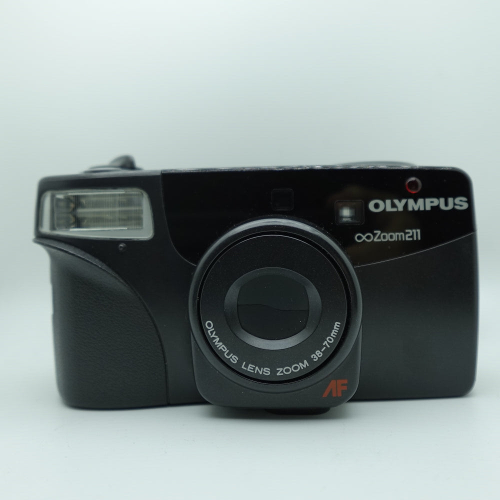 Used Olympus Infinity Zoom 211 35mm Point and Shoot Camera | Black | U8