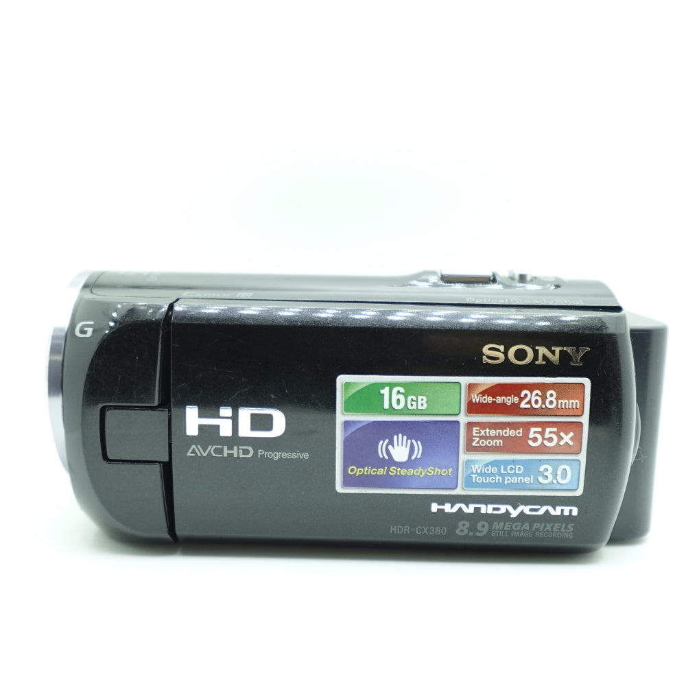 Used Sony HDR-CX380 DIgital Camcorder | Black | U8