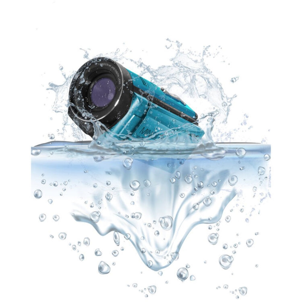 Minolta MN4K300WP UHD 4K Waterproof Camera | Blue