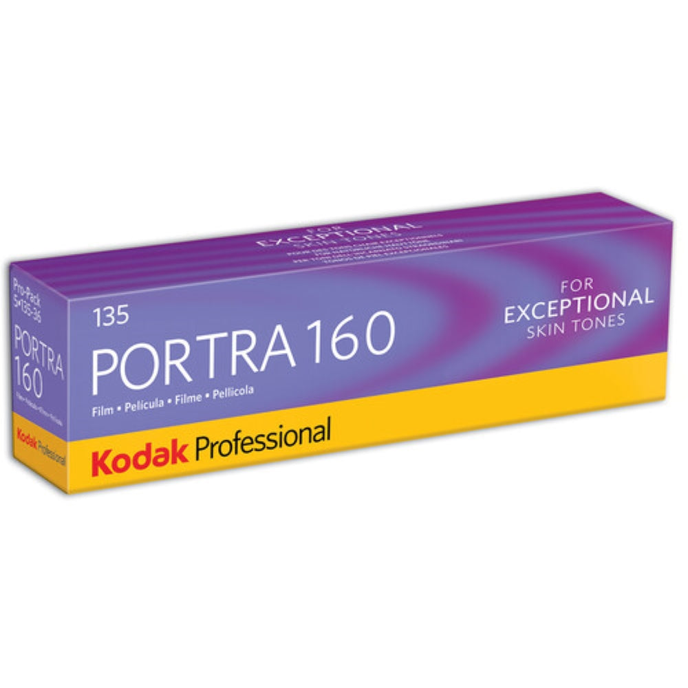 Kodak Professional Portra 160 Color Negative Film | 35mm Roll Film, 36 Exposures, 5-Pack