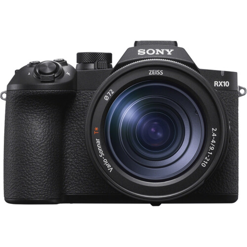 Sony RX10 V Digital Camera Bundled with 64GB Memory Card + UV Filter + Blower, Lens Pen, Brush & Case + Camera Bag + Screen Protector + Microfiber Cleaning Cloth (7 Items)