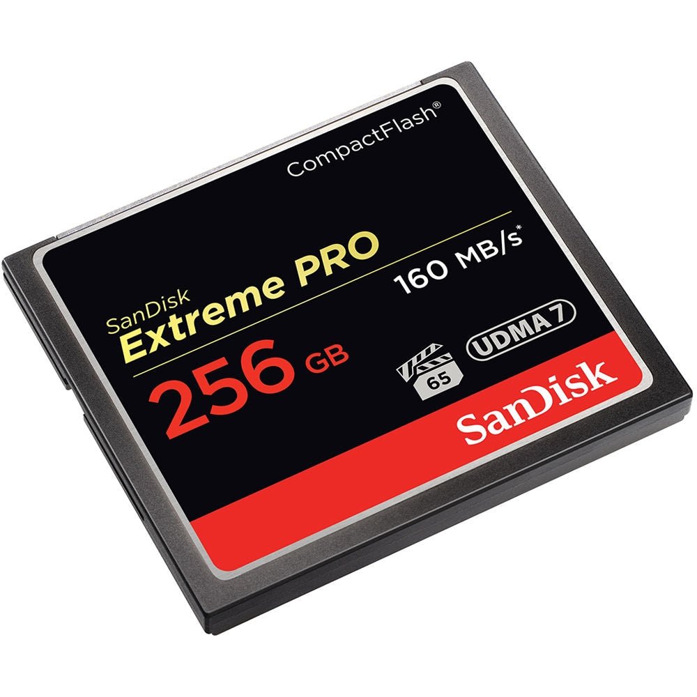 SanDisk 256GB Extreme Pro CompactFlash Memory Card | 160MB/s