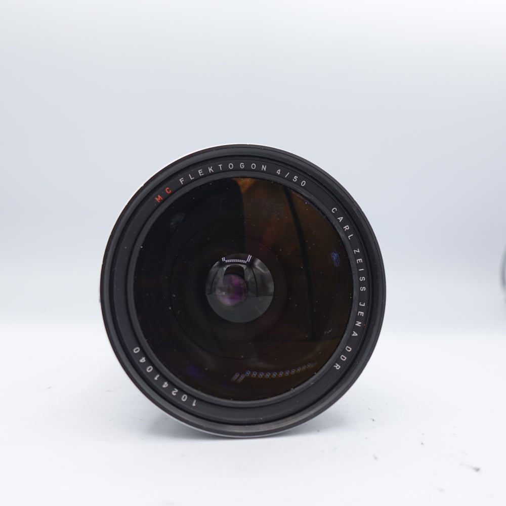 Used Carl Zeiss MC Flektogon 50mm f/4 Jena DDR P6 Medium Format Lens | Black | U9