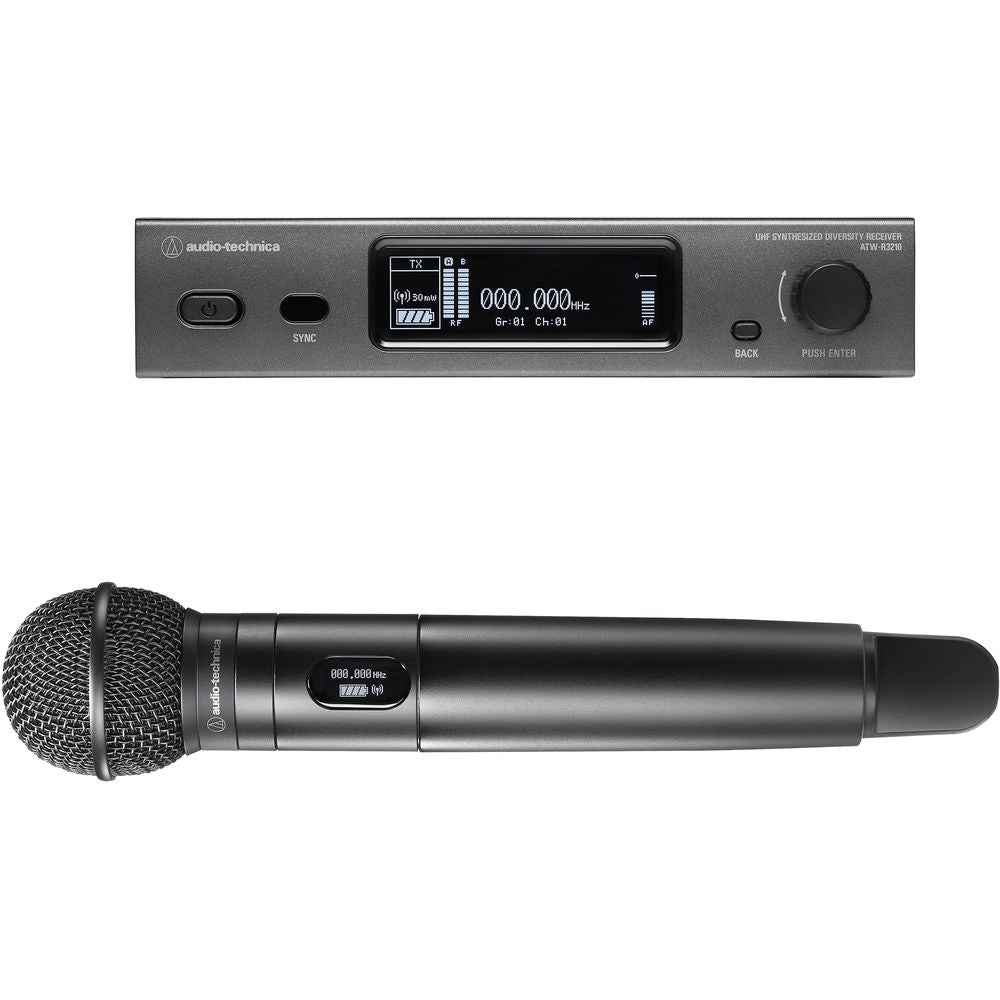 Audio-Technica ATW-3212/C510 3000 Series Wireless Handheld Microphone System with ATW-C510 Capsule | DE2: 470 to 530 MHz