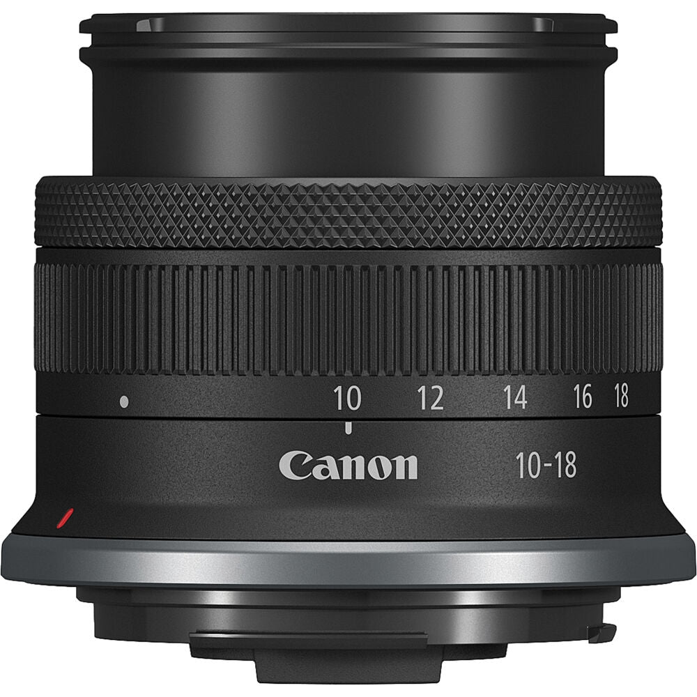 Canon RF-S 10-18mm f/4.5-6.3 IS STM Lens | Canon RF with UV Filter & Lens Cap Keeper (3 Items)