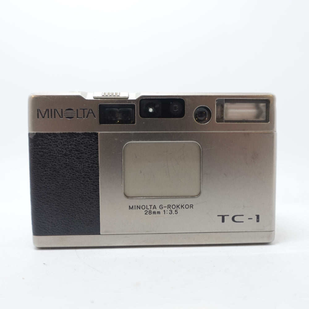 Used Minolta TC-1 35mm Point and Shoot Camera | Chrome | U8