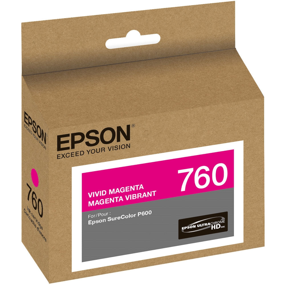 Epson T760 Vivid Magenta Ultrachrome HD Ink Cartridge