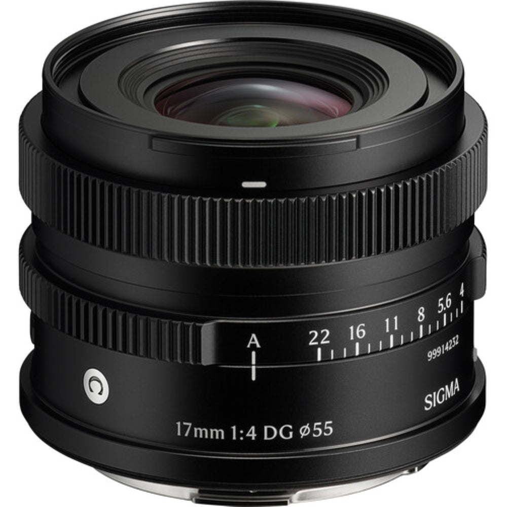 Sigma 17mm f/4 DG Contemporary Lens Compatible with L-Mount (Full Frame) Black Bundle with 55mm UV Filter + Lens Cap Keeper + Cleaning Kit + Cleaning Cloth (5 Items)