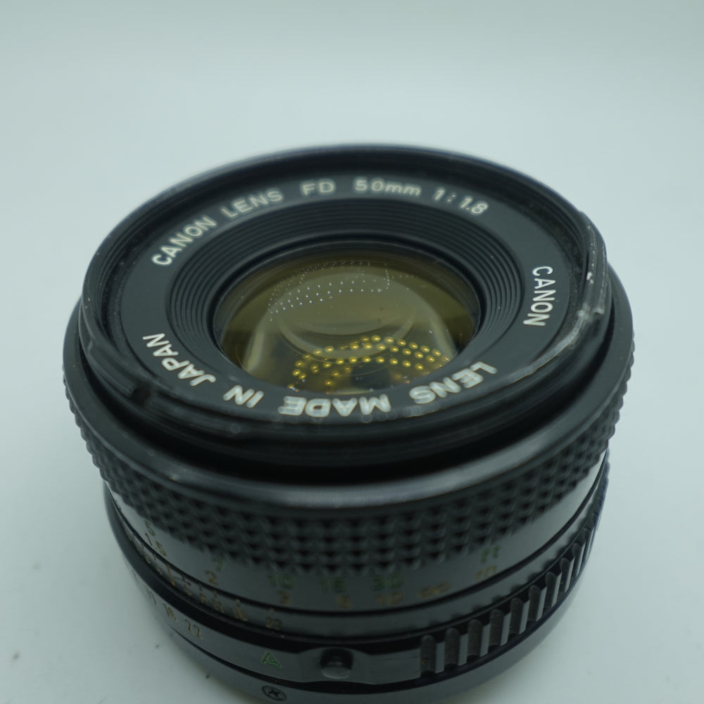 Used Canon FD 50mm f/1.8 Lens | Black | U7