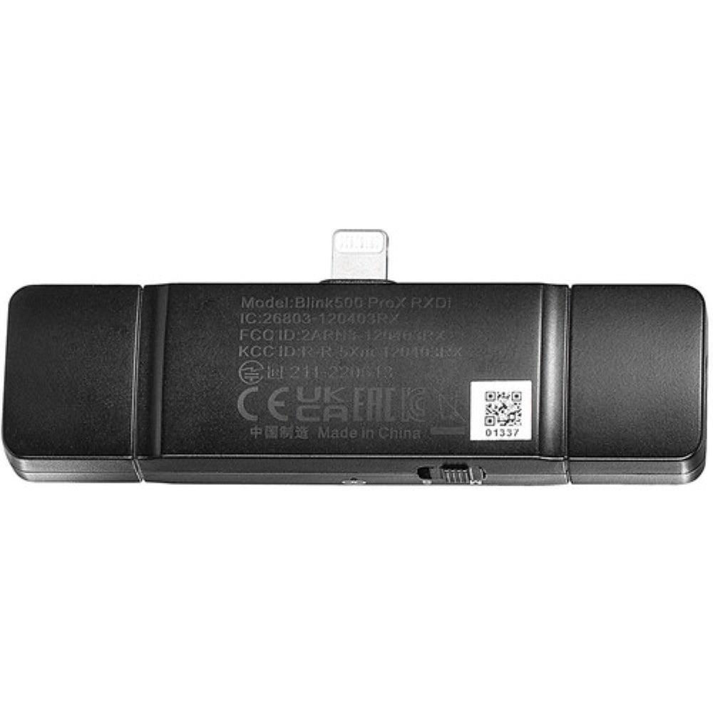 Saramonic Blink 500 ProX RXDi Dual-Channel Digital Wireless Receiver for iOS Devices | 2.4 GHz