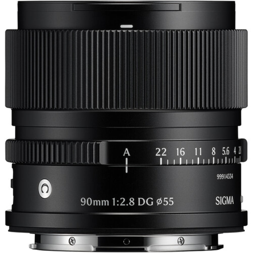 Sigma 90mm f/2.8 DG Contemporary Lens Compatible with L Mount (Full Frame) Bundle with 55mm UV Filter + Lens Cap Keeper + Deluxe Cleaning Kit + Cleaning Cloth (5 Items)