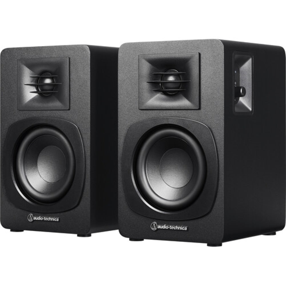 Audio-Technica AT-SP3X 2-Way Active Wireless Bookshelf Speakers | Pair
