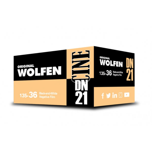 Wolfen DN21 Black and White Film | 35mm Roll Film, 36 Exposures