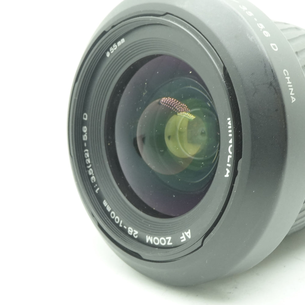 Used Minolta 28-100mm Zoom AF 3.5-5.6 D | Black | U8