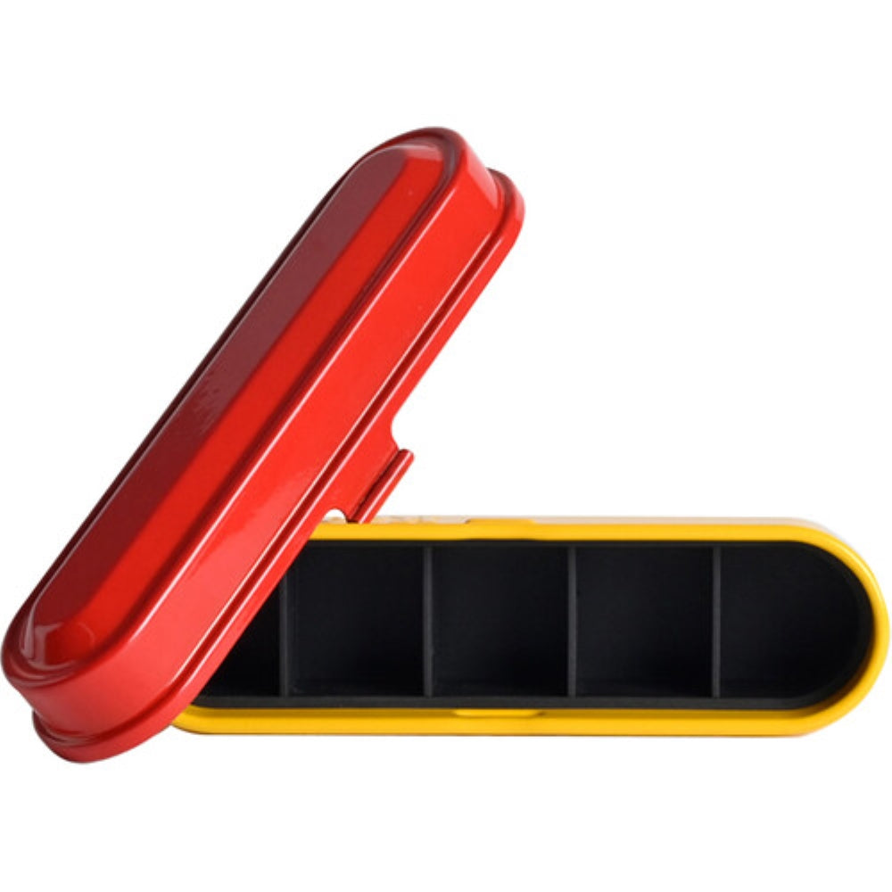 Kodak Steel 135 Film Case | Red Lid/Yellow Body