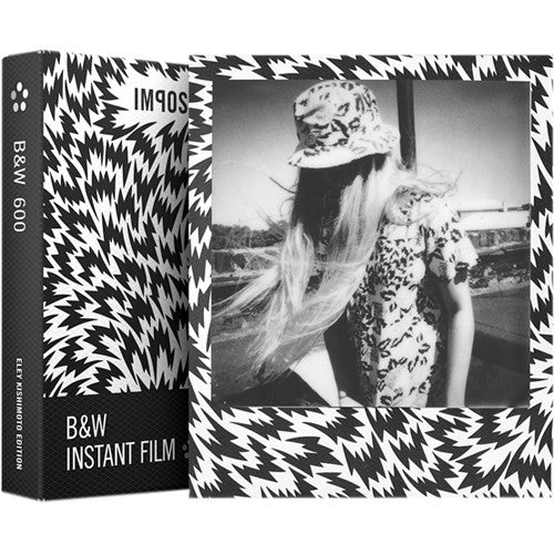 Impossible Eley Kishimoto Edition B&W Instant Film for 600 | Flash Frame, 8 Exposures