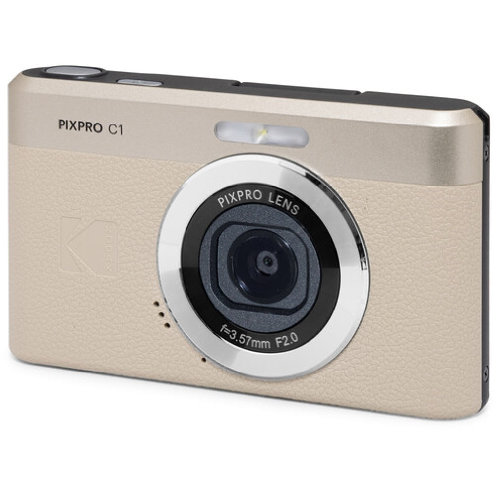 Kodak PIXPRO C1 Compact Digital Camera | Tan