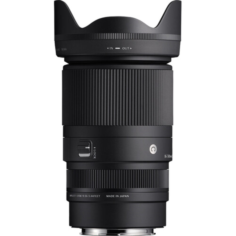Sigma 16-300mm f/3.5-6.7 DC OS Contemporary Lens Compatible with L Mount (APS-C) | Bundle with 67mm UV Filter + Cleaning Kit + Cleaning Cloth (4 Items)