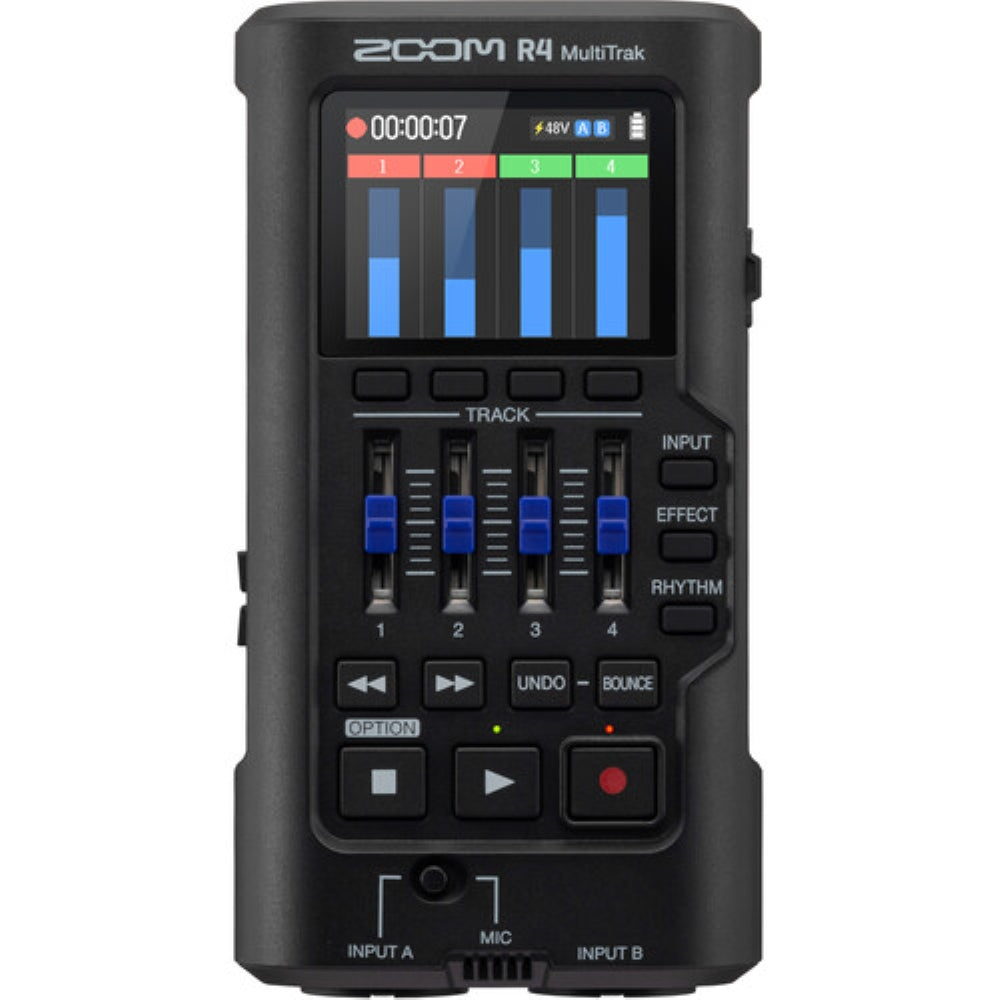 Zoom ZR4 MultiTrak 32-Bit Float Recorder with Stereo Bouncing