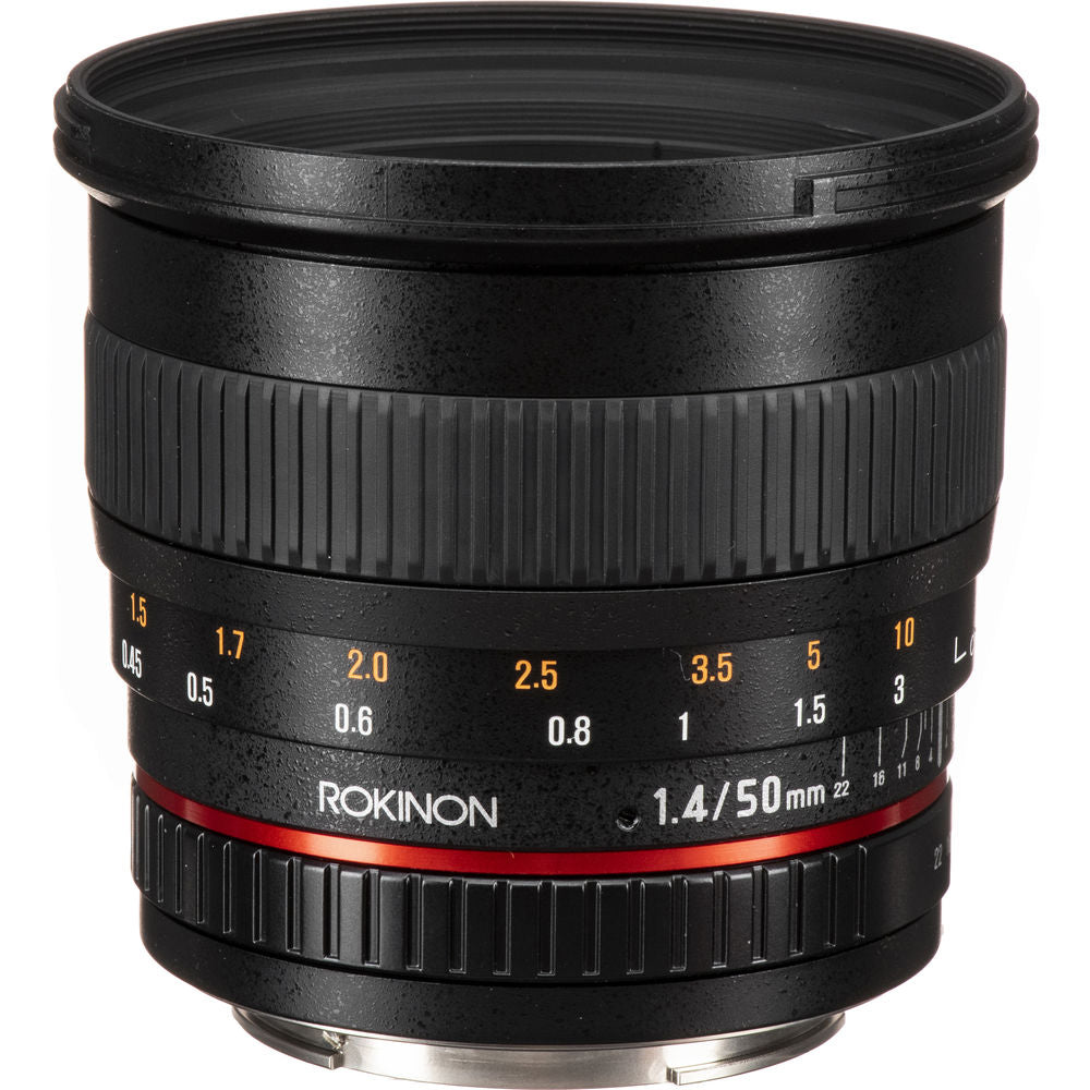 Rokinon 50mm F/1.4 UMC Lens for Canon EF Mount