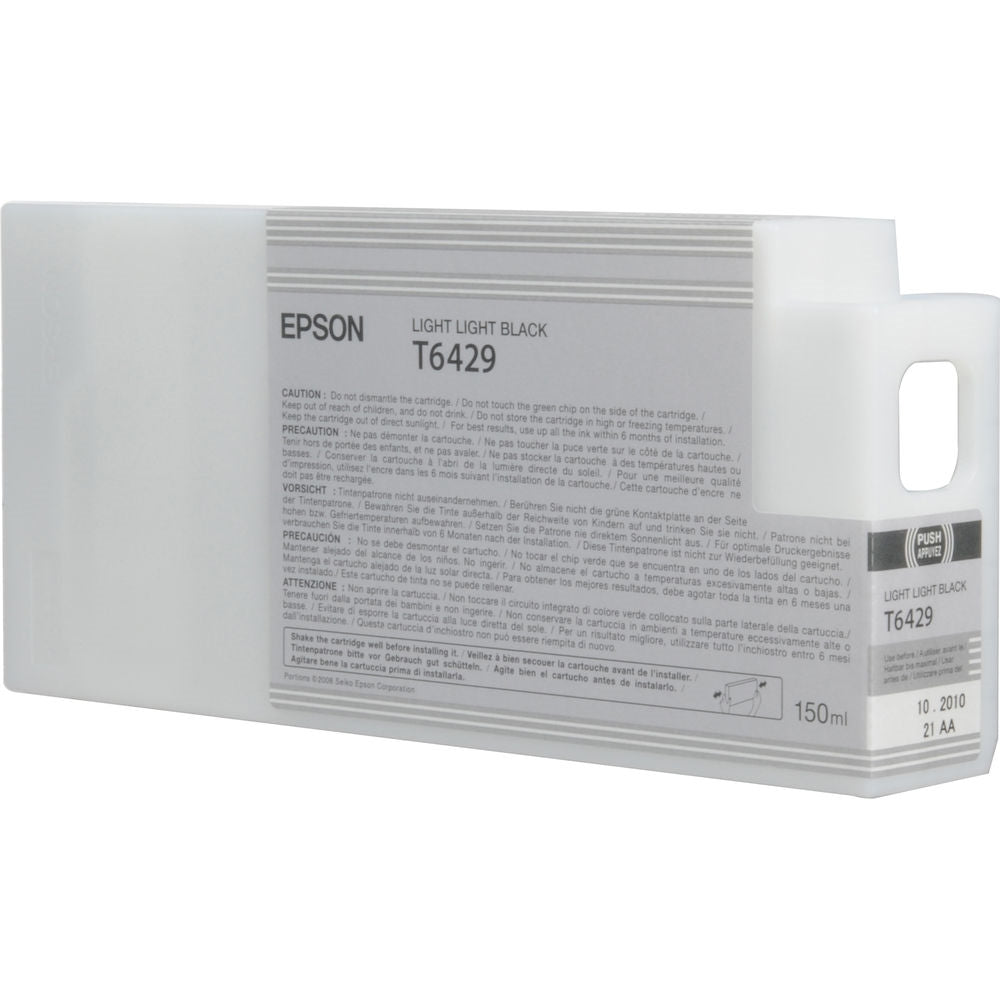 Epson T642900 Light Light Black UltraChrome HDR Ink Cartridge | 150 mL