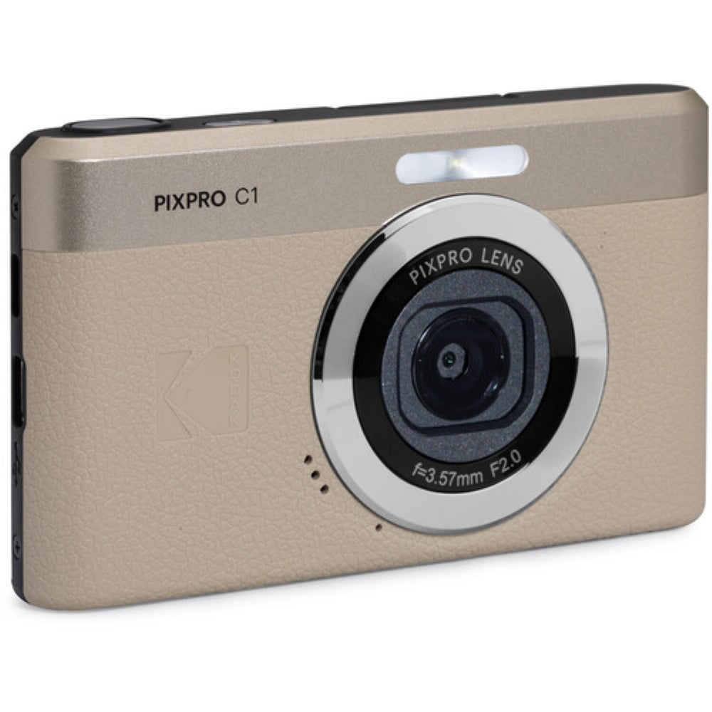Kodak PIXPRO C1 Compact Digital Camera | Tan