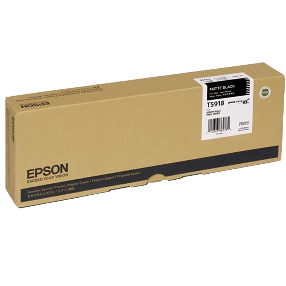 Epson UltraChrome K3 Matte Black Ink Cartridge | 700 ml