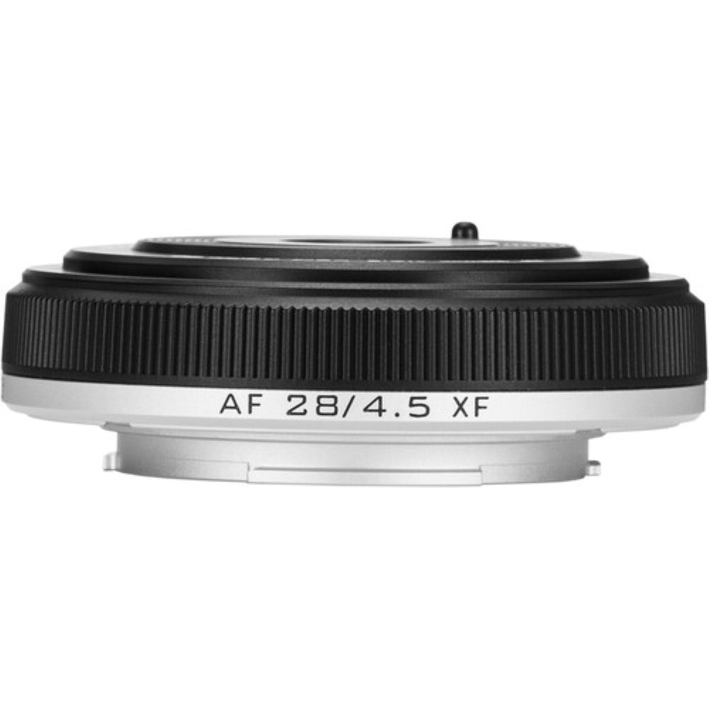 FUJIFILM X-E5 Mirrorless Camera (Silver) Bundle with Viltrox AF 28mm f/4.5 XF Lens + 64GB Memory Card + Memory Card Case + Battery Charger + Camera Bag + Cleaning Kit (11 Items)