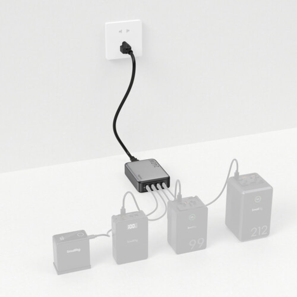 SmallRig 240W 4-Port USB-C AC Power Adapter