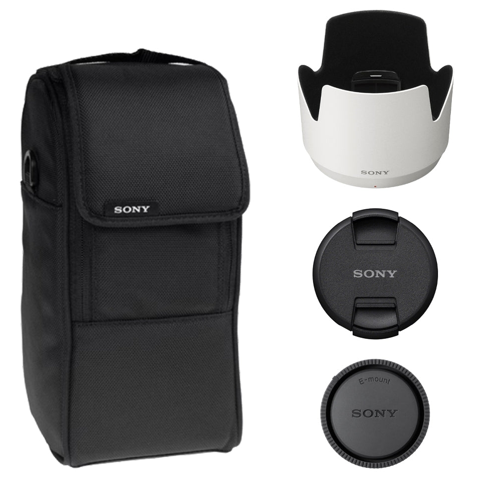 Sony FE 70-200mm F2.8 GM OSS Full-Frame Zoom Lens Bundle with Tiffen 77mm Twin Filter Kit (UV & CPL) with Pouch + Dust Blower, Brush, Lens Pen, Cap Keeper + Microfiber Cloth