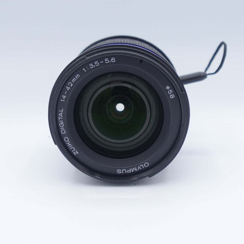 Used Olympus Zuiko Digital 14-42mm f/3.5-5.6 DSLR Lens | Black | U9