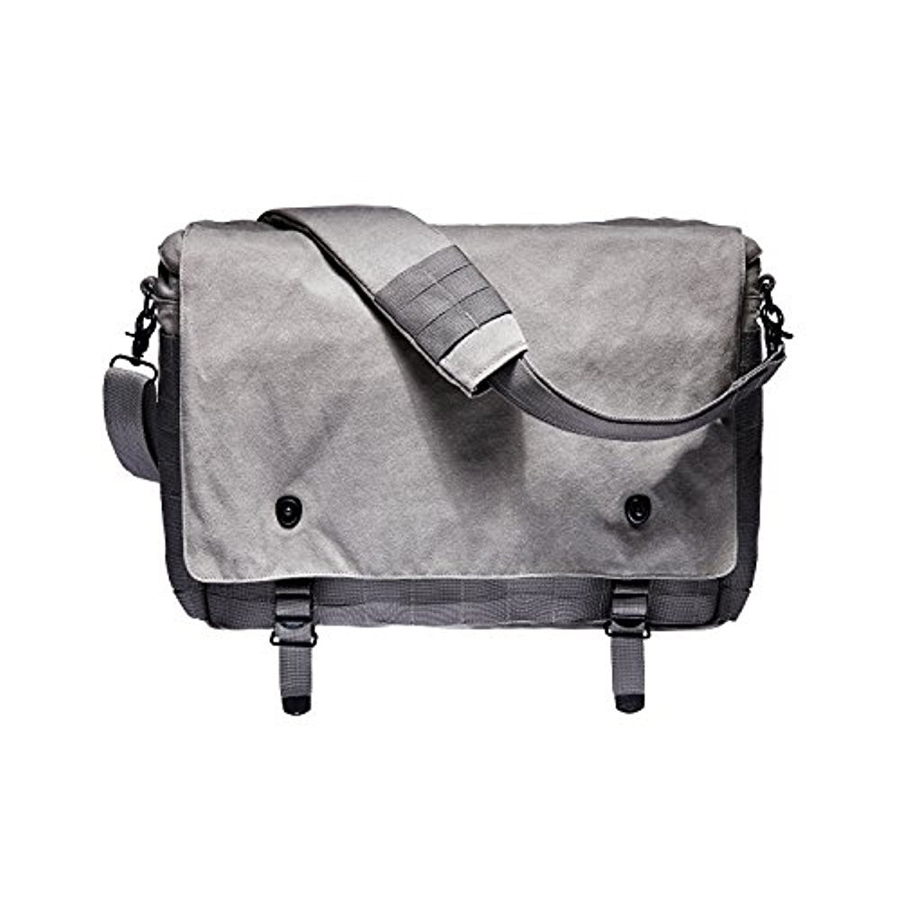 Able Archer Satchel Interchangable Camera Messenger Bag | Cement