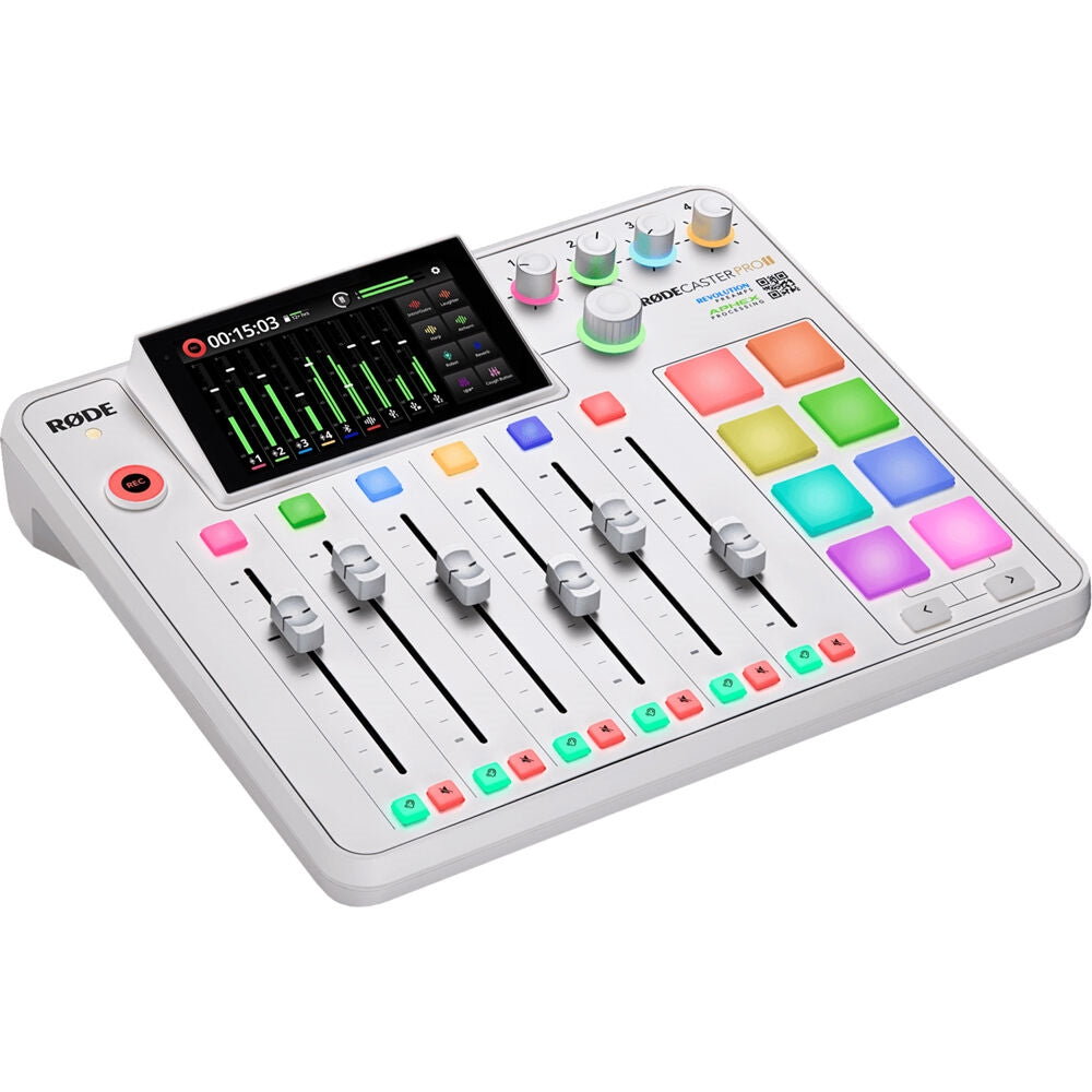 Rode RODECaster Pro II Integrated Audio Production Studio | White