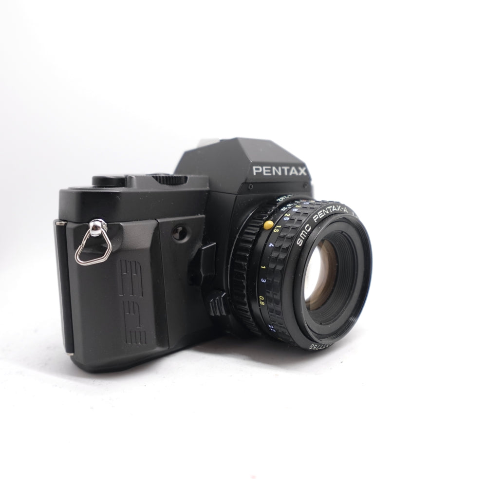 Used Pentax P3N 35mm SLR Camera with SMC Pentax-A f/2 50mm Lens | Black | U9
