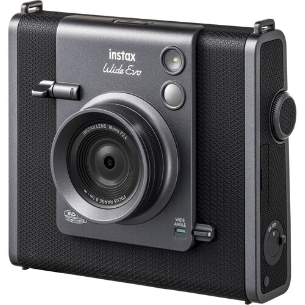 FUJIFILM INSTAX WIDE EVO Hybrid Instant Camera | Black