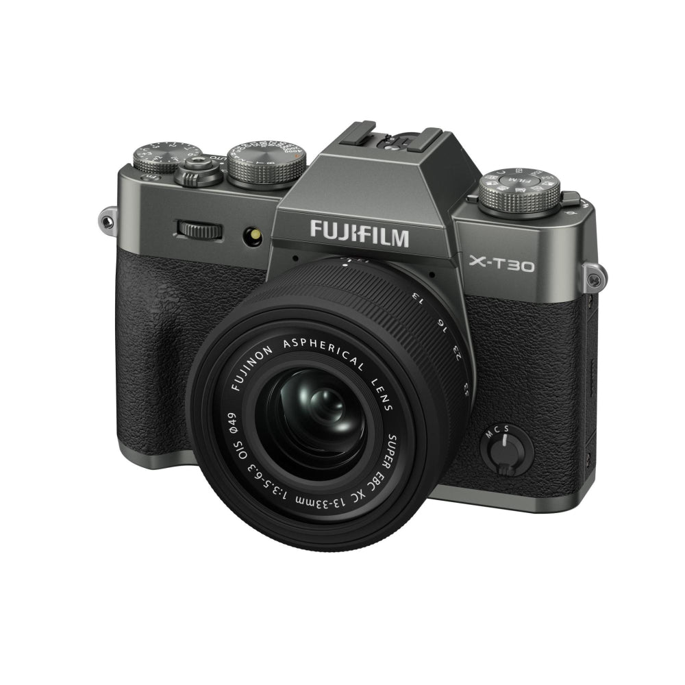 FUJIFILM X-T30 III Mirrorless Digital Camera with XC 13-33mm Lens | Charcoal Silver