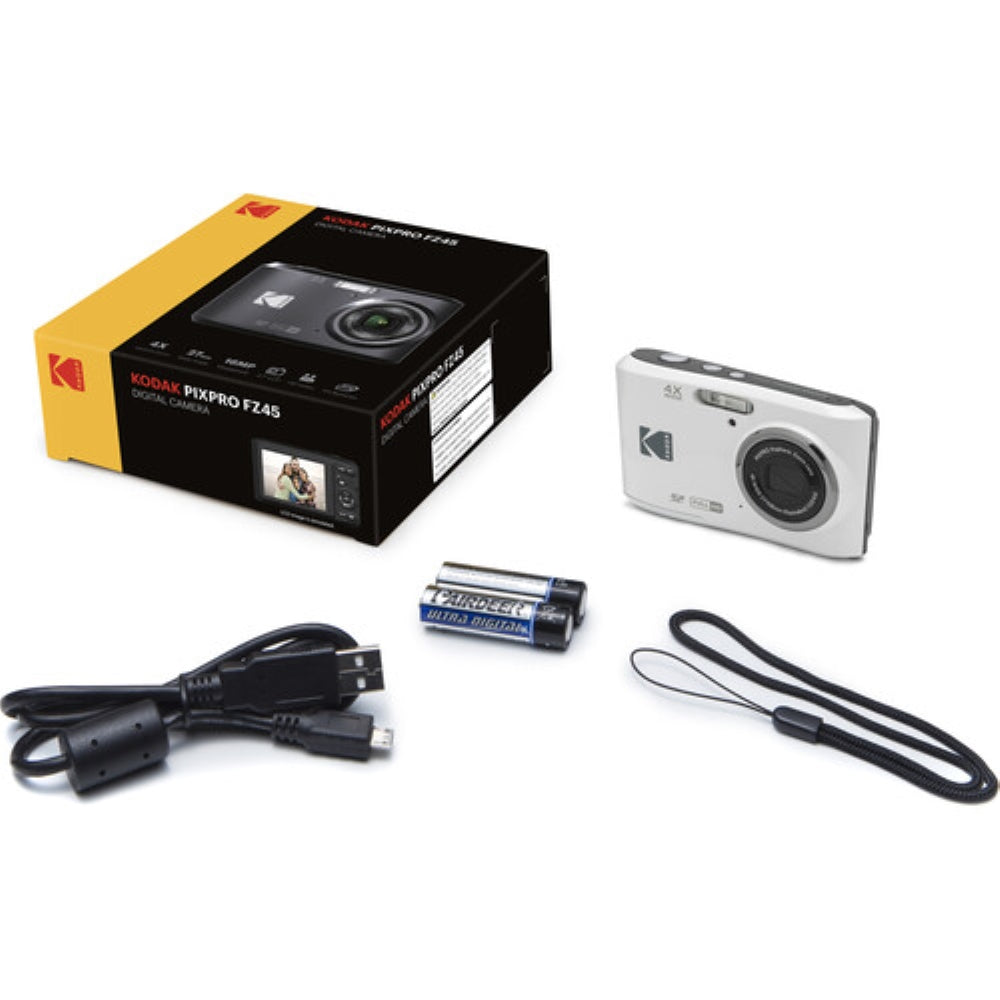 Kodak PIXPRO FZ45 Digital Camera | White