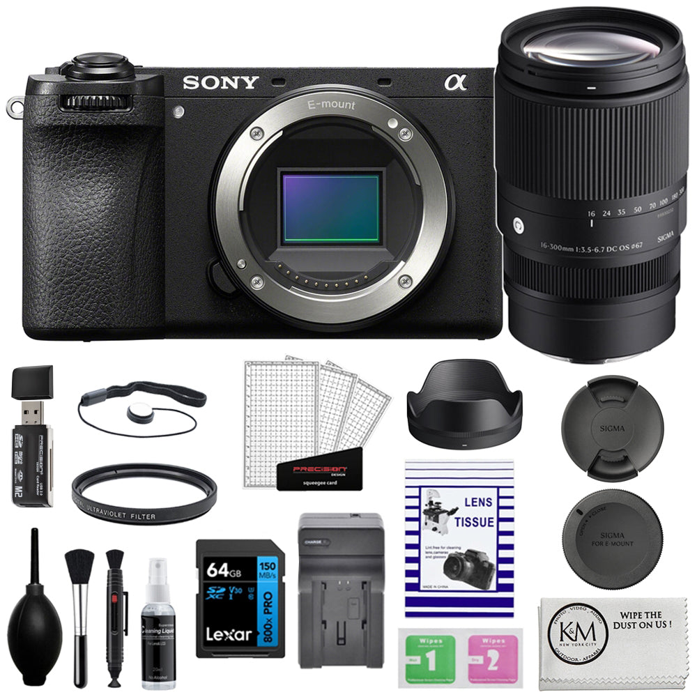 Sony a6700 Mirrorless Camera with Sigma 16-300mm f/3.5-6.7 DC OS Lens