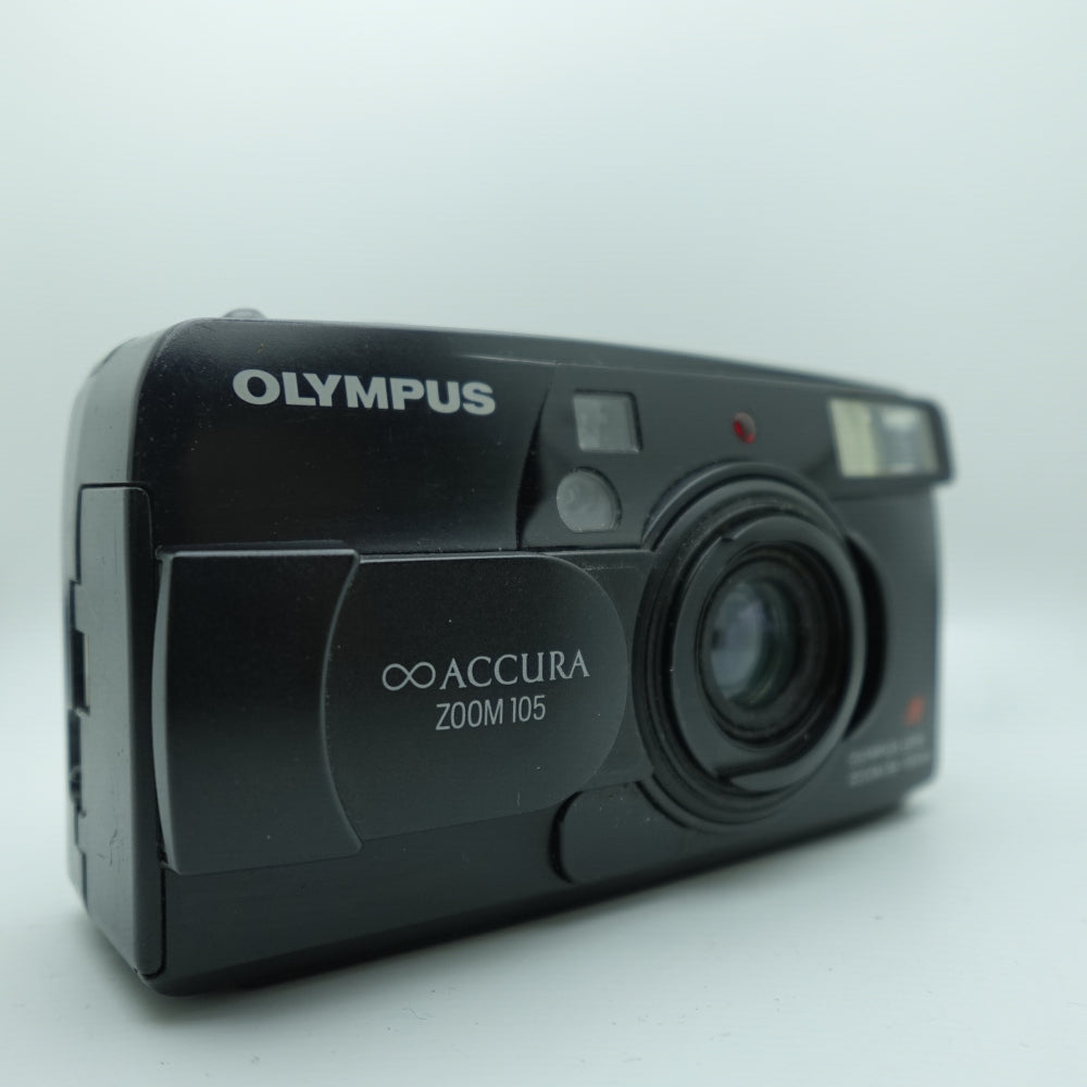 Used Olympus Infinity Accura Zoom 105 35mm Point and Shoot Camera | Black | U8