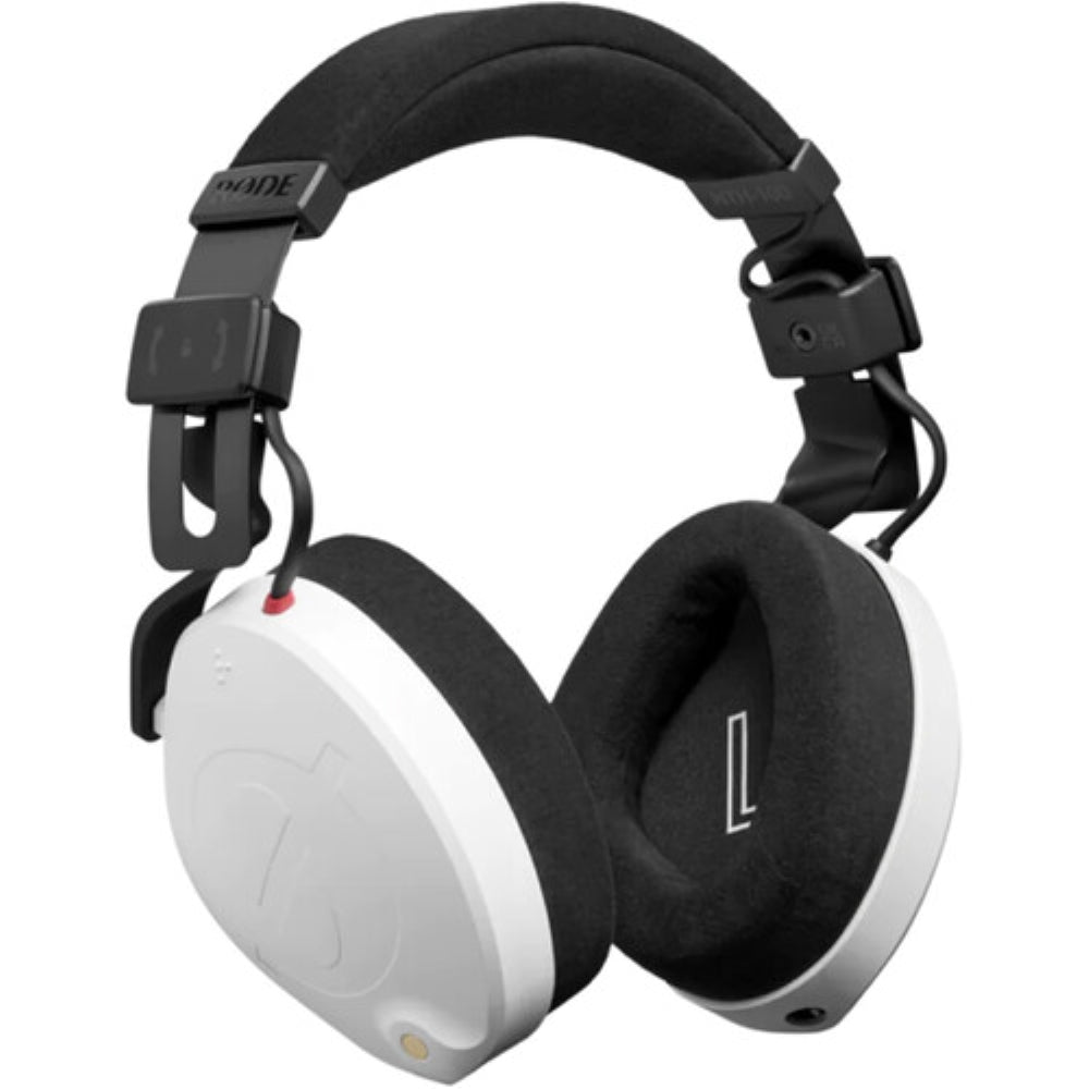 Rode NTH-100 Professional Closed-Back Over-Ear Headphones | White