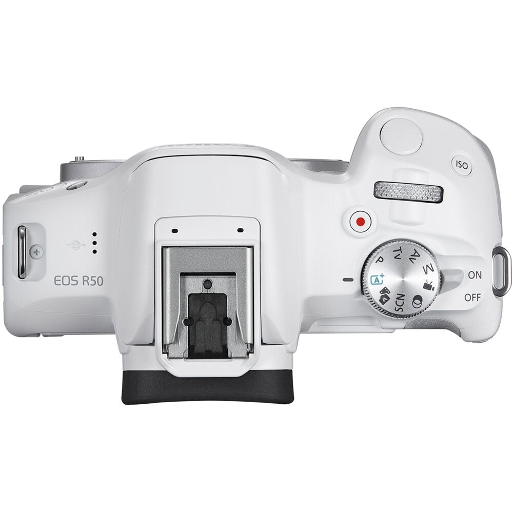 Canon EOS R50 Mirrorless Camera | White