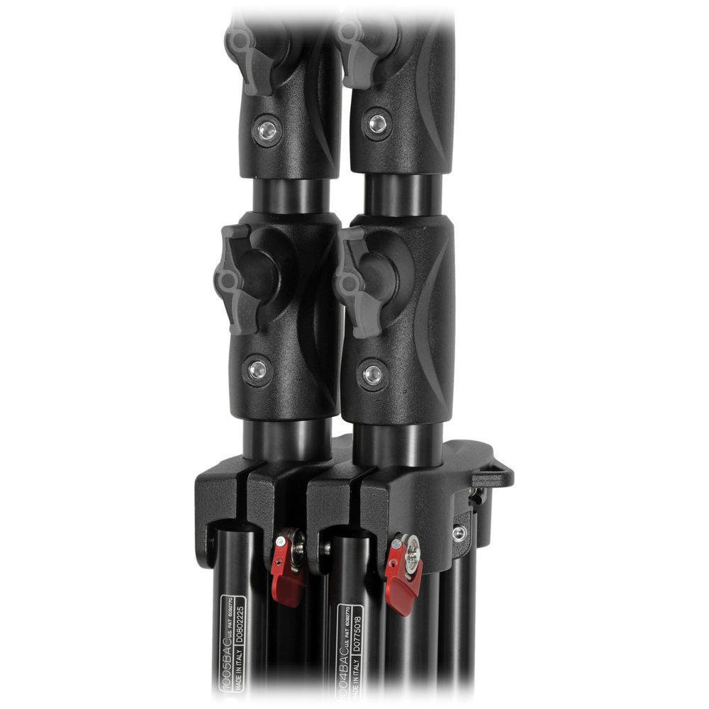 Manfrotto Alu Ranker Air-Cushioned Light Stand Quick Stack 3-Pack | Black, 9'