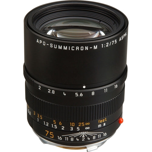 Leica APO-Summicron-M 75mm f/2 ASPH. Lens | Black