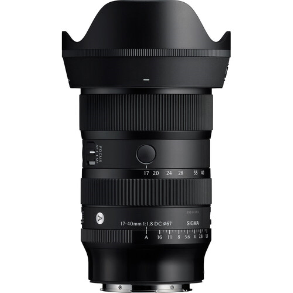 Sigma 17-40mm f/1.8 D.C. Art Lens Compatible with L-Mount (APS-C) Bundle with 67mm UV Filter + Lens Cap Keeper + Cleaning Kit + Cleaning Cloth (5 Items)