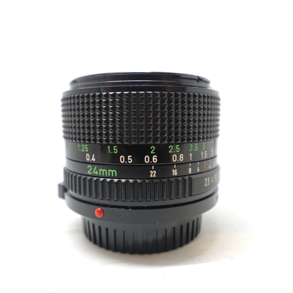 Used Canon FD 24mm f/1.8 Lens | Black | U9+