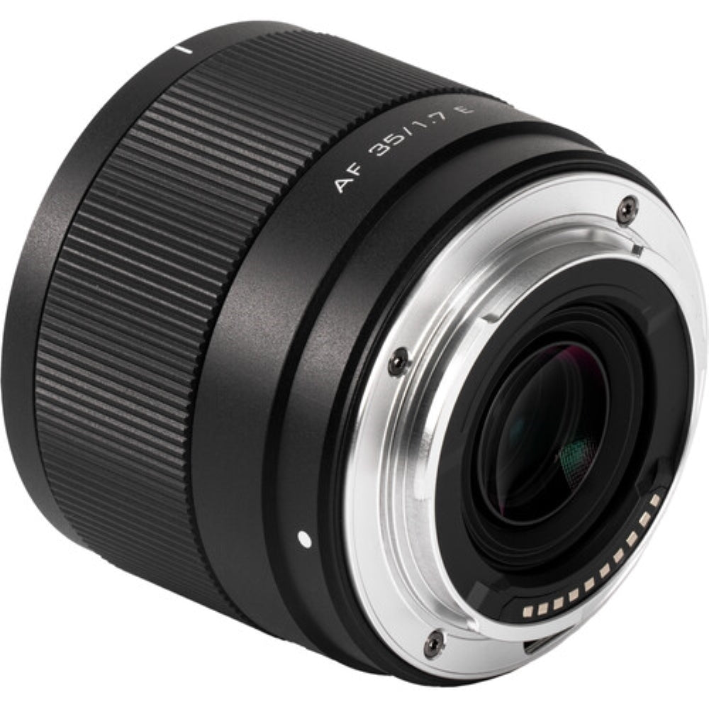 Viltrox AF 35mm f/1.7 E Lens Compatible with Sony E Mount Bundle with UV Filter + Lens Cap Keeper + Cleaning Kit + Cleaning Cloth (5 Items)